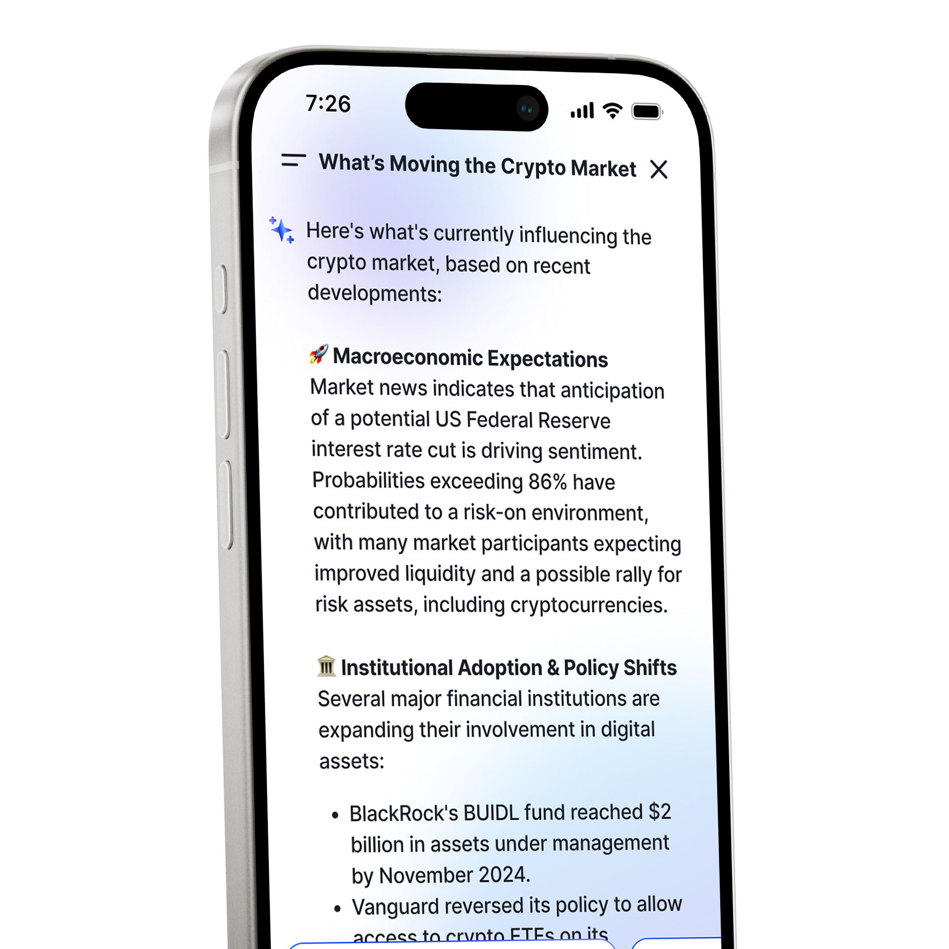 CoinJar AI interface
