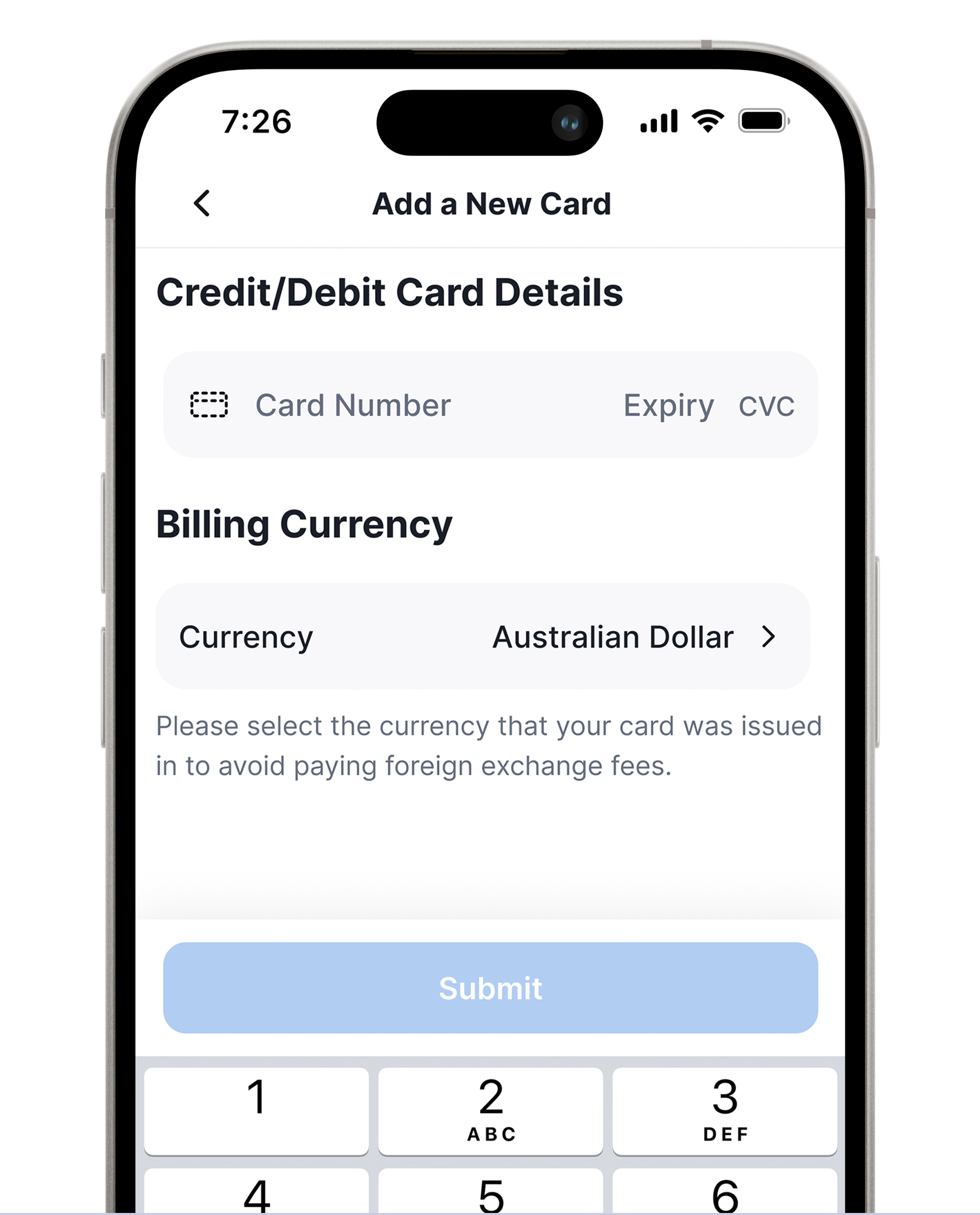 CoinJar instant buy interface 2